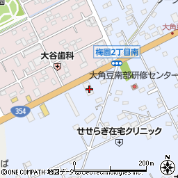 茨城県つくば市大角豆2011周辺の地図