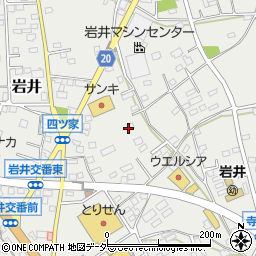 茨城県坂東市岩井周辺の地図