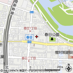 福井県福井市春日周辺の地図
