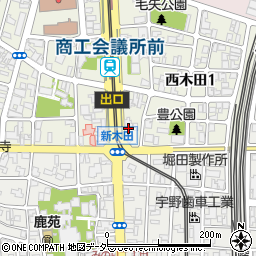 坂井表具店周辺の地図