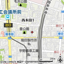 西木田1丁目akippa駐車場周辺の地図