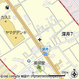 埼玉県北本市深井7丁目159周辺の地図