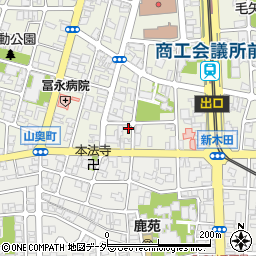 福井西木田郵便局周辺の地図