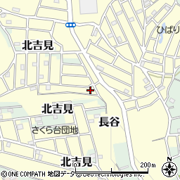 埼玉県比企郡吉見町長谷1590-13周辺の地図
