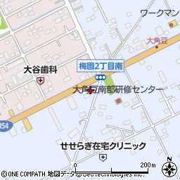 茨城県つくば市大角豆2011-315周辺の地図