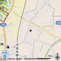 長野県塩尻市北小野319周辺の地図
