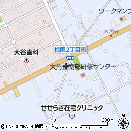 茨城県つくば市大角豆2011-316周辺の地図