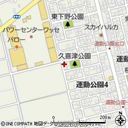 福井県福井市運動公園4丁目1404周辺の地図