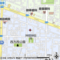 福井県福井市西方2丁目6周辺の地図