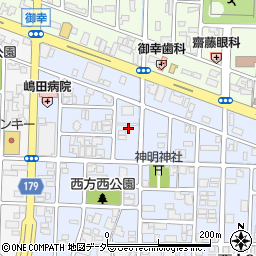 福井県福井市西方1丁目13周辺の地図