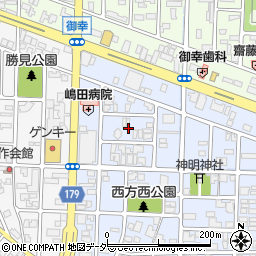 福井県福井市西方1丁目11周辺の地図