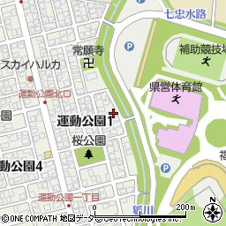 福井県福井市運動公園1丁目1104周辺の地図