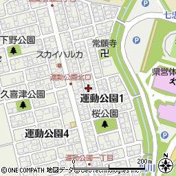 福井県福井市運動公園1丁目1314周辺の地図