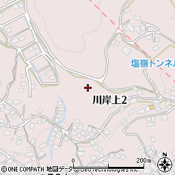 長野県岡谷市川岸上周辺の地図