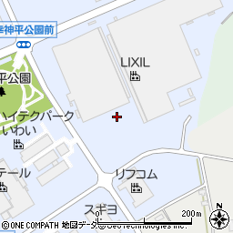 茨城県坂東市幸神平周辺の地図