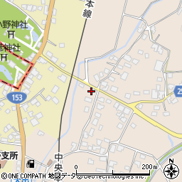 長野県塩尻市上田308周辺の地図
