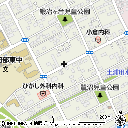 茨城県警察本部　つくば警察署・赤塚交番周辺の地図