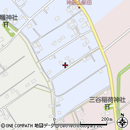 茨城県坂東市神田山新田64周辺の地図