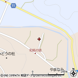 株式会社東秩父村和紙の里　工房周辺の地図