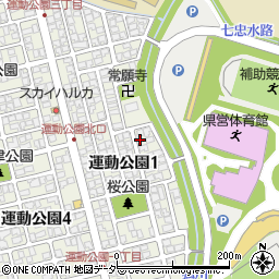 福井県福井市運動公園1丁目1114周辺の地図