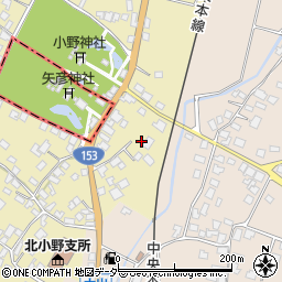 長野県塩尻市北小野185周辺の地図