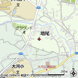 埼玉県比企郡小川町増尾409-2周辺の地図