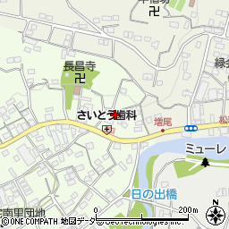 埼玉県比企郡小川町増尾6周辺の地図
