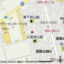 福井県福井市運動公園3丁目周辺の地図