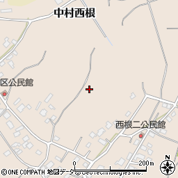 茨城県土浦市中村西根周辺の地図