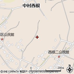 茨城県土浦市中村西根周辺の地図