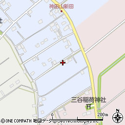 茨城県坂東市神田山新田51周辺の地図