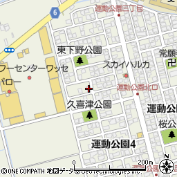 福井県福井市運動公園3丁目1106周辺の地図