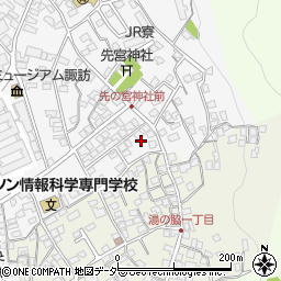 諏訪書店周辺の地図