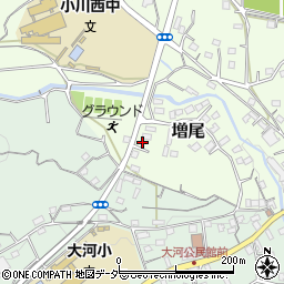 埼玉県比企郡小川町増尾406-9周辺の地図