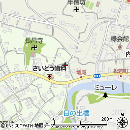埼玉県比企郡小川町増尾10周辺の地図