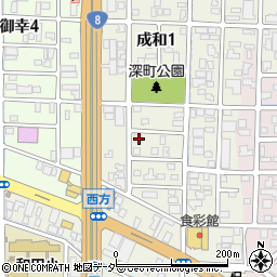 福井県福井市成和1丁目2410周辺の地図