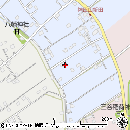 茨城県坂東市神田山新田84周辺の地図