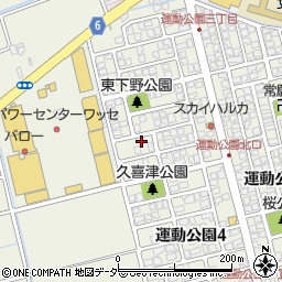 福井県福井市運動公園3丁目1104周辺の地図