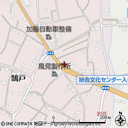 茨城県坂東市鵠戸1244-8周辺の地図