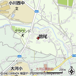 埼玉県比企郡小川町増尾421-5周辺の地図