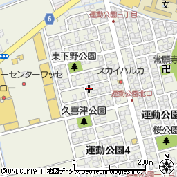 福井県福井市運動公園3丁目1201周辺の地図