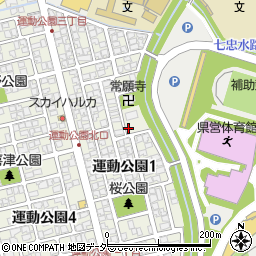 福井県福井市運動公園1丁目814周辺の地図