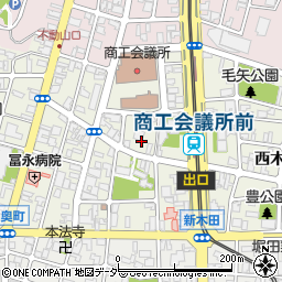 福井県福井市西木田周辺の地図