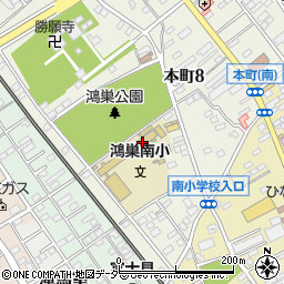 鴻巣市立鴻巣南小学校周辺の地図