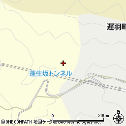 蓬生坂トンネル周辺の地図