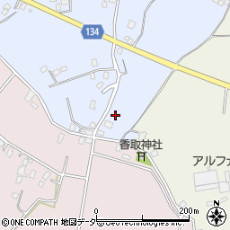 茨城県常総市大生郷町12周辺の地図