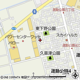 福井県福井市運動公園3丁目708周辺の地図