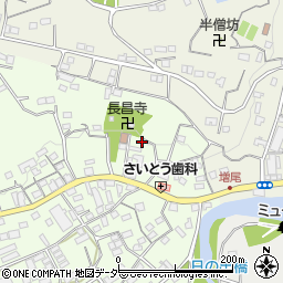 埼玉県比企郡小川町増尾21周辺の地図