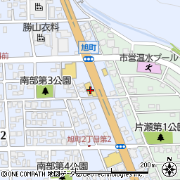 イエローハット勝山旭町店周辺の地図