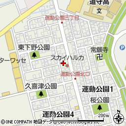 福井県福井市運動公園3丁目1009周辺の地図